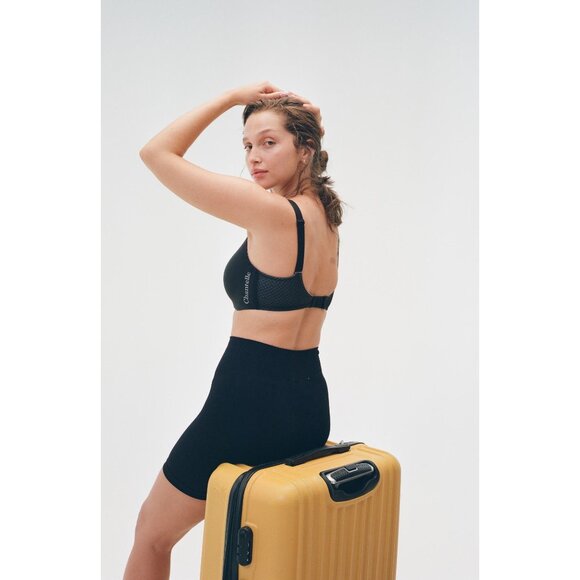 🆕CHANTELLE Everyday High Support Underwire Sports Bra 38DDDD Black #15M1 - Picture 7 of 11